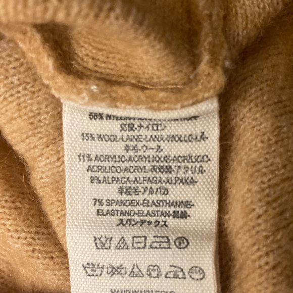 Free People Break Away High Neck Pullover - Desert Sand - size M - Picture 7 of 7